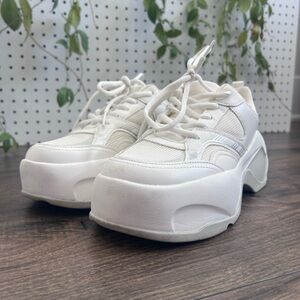 Zara White Chunky Sneakers
